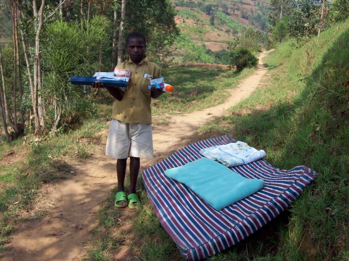 Sur le stand de Niort, nous avons rencontré la marraine d'Adrien